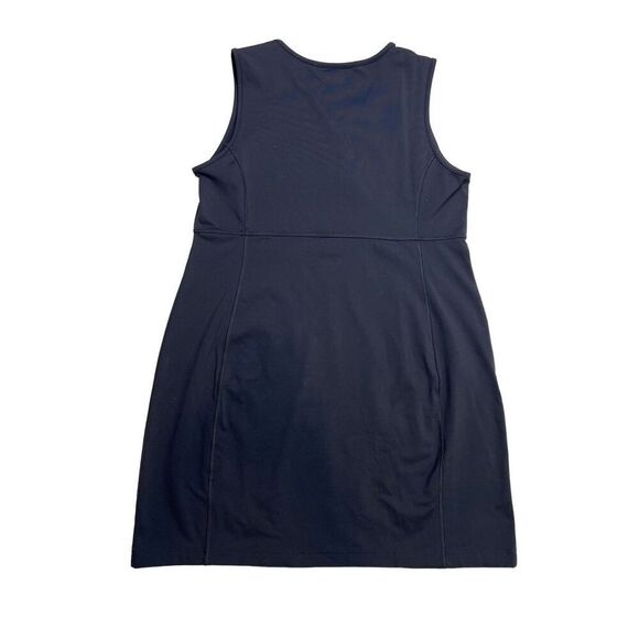 Duluth Trading Co dress women’s XL black tennis athletic sleeveless zip pocket - Picture 2 of 9